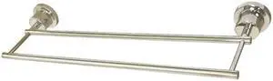 Kingston Brass BAH821318PN Concord 18 in. Double Towel Bar, Polished Nickel
