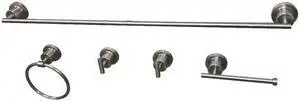 Kingston Brass BAH8230478SN Concord 5 Piece Bathroom Accessory Set, Brushed Nickel