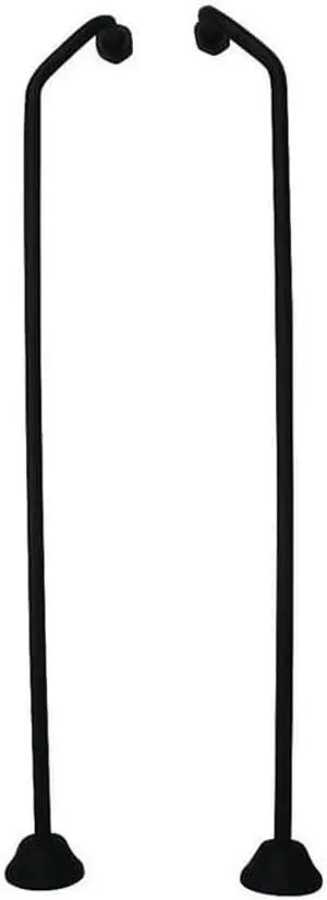 Kingston Brass CC470 Vintage Double Offset Bath Supply, Matte Black