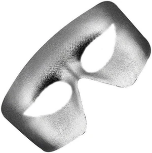 Blinkee MSNLMMG Masquerade Silver Non-Light Up Metallic Mask Mardi Gras Blinkee MSNLMMG Masquerade Silver Non-Light Up Metallic Mask Mardi Gras