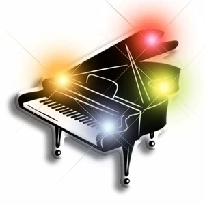 Blinkee 2000000 Piano Flashing Body Light Lapel Pins Blinkee 2000000 Piano Flashing Body Light Lapel Pins