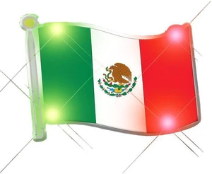 Blinkee 3800000 Mexican Flag Flashing Body Light Lapel Pins Blinkee 3800000 Mexican Flag Flashing Body Light Lapel Pins