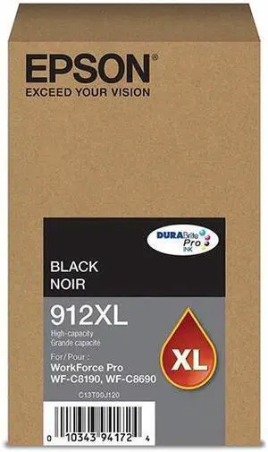T912 HIGH CAPACITY BLACK INK PACK