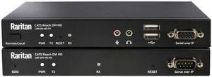 Raritan C5R-DVI-HD 100 m 1080P TX Plus RX CAT5 Reach C5R-DVI HD-UTP KVM Extender with Audio & RS232
