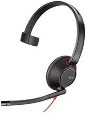 Plantronics Blackwire C5210 Headset - Mono - USB Type C - Wired - 20 Hz - 20 kHz - Over-The-Head - Monaural - Supra-Aural - Noise Cancelling Microphone