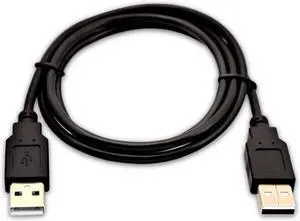 V7 V7MDP2DP-03M-BLK-1N 3 m Mini DisplayPort to DisplayPort Male to Male 4K Cable, Black