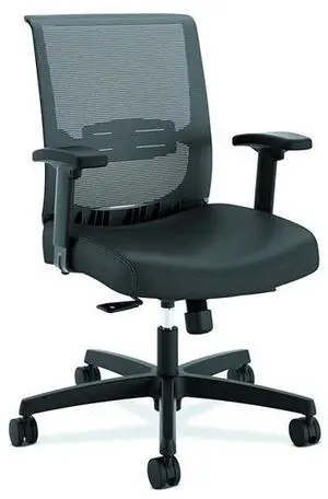 HON HONCMY1AUR10 Convergence Synchro-Titl Adjustable Task Chair, Black