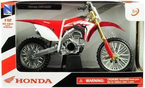 New Ray 57873 1 by 12 Scale Diecast for Honda CRF450R Motorcycle Model, Red