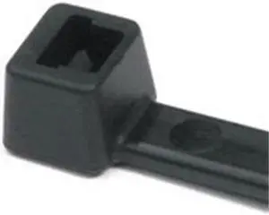 HellermannTyton T30LL0M4 11.4 in. Black Nylon Cable Ties with 30 Pounds Tensile Strength - Pack of 1000