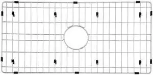 Gourmetier GKFAWR3318 Modern Arcticstone 29 x 14 in. Kitchen Sink Grid - Brushed