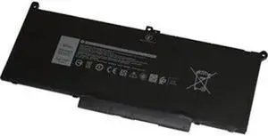 V7 F3YGT-V7 7.6 V DC 7894 mAh Li-Polymer Replacement Battery for Selected Dell Laptops