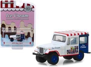 1975 Jeep DJ-5 Ice Cream Truck "Hobby Exclusive" 1/64 Diecast Model Car by Greenlight