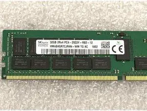 SK Hynix HMA84GR7CJR4N-WM DDR4-2933 32GB 2Gx4 ECC & REG CL 21 Server Memory