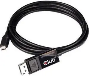Club 3D Usb Type C Cable To Dp 1.4 8K60hz M/M 1.8M/5.9Ft