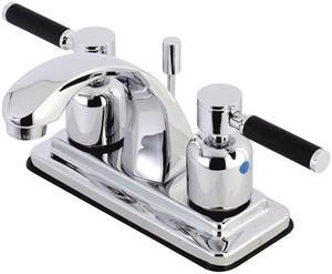 Kingston Brass KB4641DKL 4 in. Kaiser Centerset Lavatory Faucet, Polished Chrome