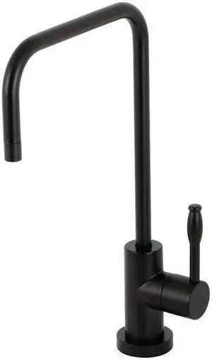 Kingston Brass KS6190NKL Nustudio Single-Handle Cold Water Filtration Faucet, Matte Black