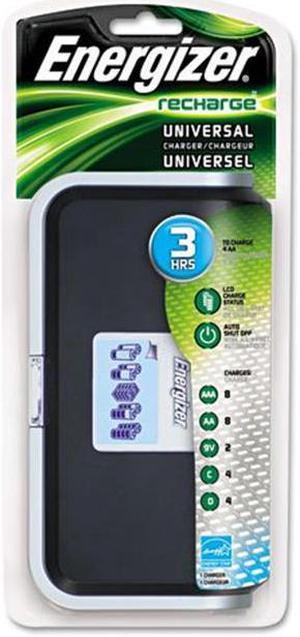 Eveready CHFCB5 Family Battery Charger, Multiple Battery Sizes