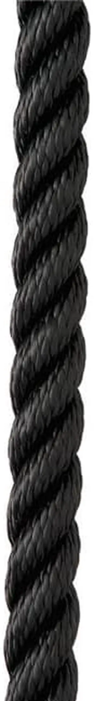 New England Ropes 1/2" X 15' Premium Nylon 3 Strand Dock Line - Black