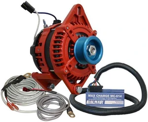 Balmar Alternator 3.15" Dual Foot Saddle J10 Serpentine Pulley Regulator & Temp Sensor - 170A Kit - 12V Balmar Alternator 3.15" Dual Foot Saddle J10 Serpentine Pulley Regulator & Temp Sensor - 170A Kit - 12V