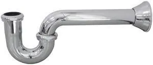 Fauceture CC2121 Vintage 1.5 in. Decor P-Trap, Polished Chrome