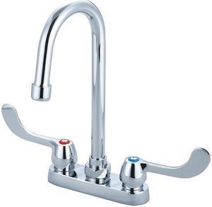 Central Brass 80084-ELS17 1.5 GPM Two Handle Cast Brass Bar & Laundry Faucet - Polished Chrome