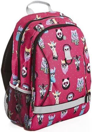 MedPort 2733KFFWB1933 Fit & Fresh Pink Hipster Animals Backpack