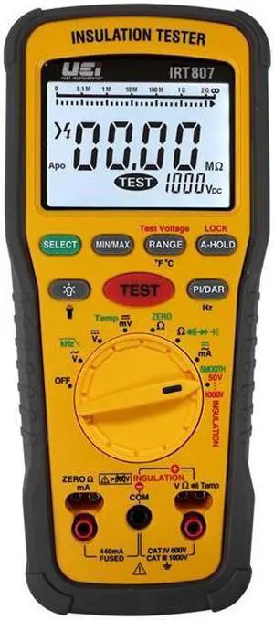UEI Test Instruments IRT807 Professional Level Insulation Resistance Tester