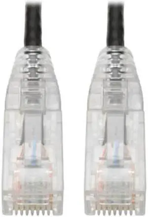 Tripp Lite N201-S05-BK 5 ft. CAT6 UTP Snagless Slim Molded Patch Cable - Black