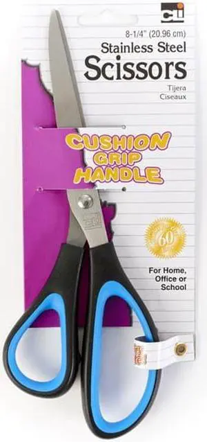 Charles Leonard CHL80825-6 Cushion Grip Scissor 8.25 in. Bent - 6 Each Charles Leonard CHL80825-6 Cushion Grip Scissor 8.25 in. Bent - 6 Each