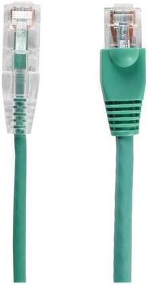 Black Box C6PC28-GN-07 7 ft. Slim Net CAT6 Patch UTP Network Cable, Green