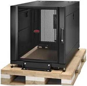 APC by Schneider Electric AR3103SP NetShelter SX 12U Server Rack Enclosure 600mm x 1070mm with Sides, Black