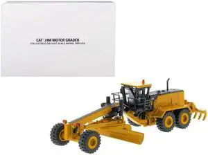 Diecast Masters 85539 CAT Caterpillar 24M Motor Grader Elite Series 1 by 125 Diecast Model