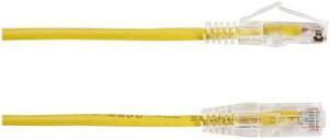 BLACK BOX C6PC28-YL-10 CAT6 250-MHZ SNAGLESS 28AWG STRANDED ETHERNET PATCH CABLE - UNSHIELDED (UTP), CM