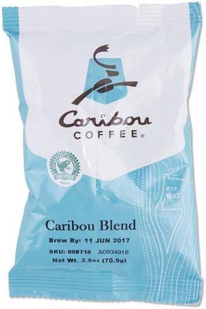 Caribou Coffee 008710 2.5 oz Caribou Blend Ground Coffee - 18 per Case