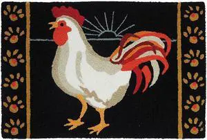 Jellybean JB-SFG021 20 x 30 in. Sunrise Rooster Rug