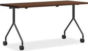 The Hon HONPT2460NSFF 24 x 60 in. Between Shaker Cherry Laminate Nesting Table, Cherry