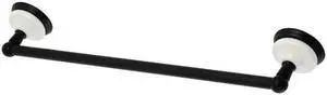 Kingston Brass BA1112MB Victorian 18" Towel Bar, Matte Black
