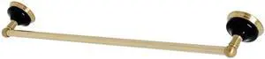 Kingston Brass BA9111BB 24 in. Water Onyx Towel Bar, Brushed Brass