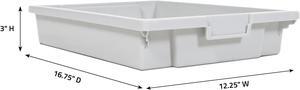 Luxor 8 Small Stackable Storage Polypropylene Bins for Mobile Bin System
