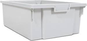 Luxor 4 Large Stackable Storage Polypropylene Bins for Mobile Bin System