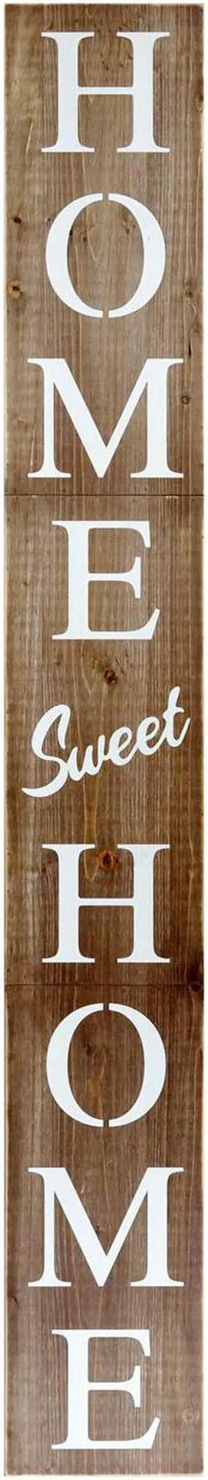 TX USA Modern Decorative Home Sweet Home Porch Sign, 72 inch - Three Foldable