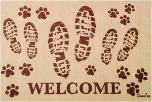 Floortex Home / Office Decor Pad / Carpet Doortex Welcome Boots Design Door Mat - 24" x 39" Floortex Home / Office Decor Pad / Carpet Doortex Welcome Boots Design Door Mat - 24" x 39"