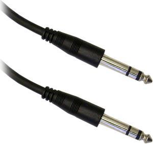 Cable Wholesale 1/4 inch Stereo Patch Cable, 1/4 Male, 50 foot