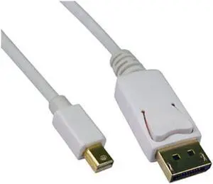 Cable Wholesale Mini DisplayPort 1.1 Video Cable, Mini DisplayPort Male to DisplayPort Male, 6 foot