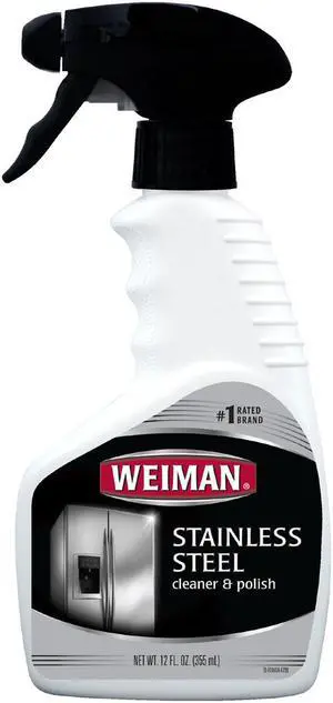 WEIMAN - STAINLESS STEEL CLEANER & POLISH - 12 oz Trigger Bottle