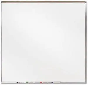 Projection Board Dry-Erase Brd 4'x4' Aluminum Frame/White
