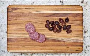 Proteak Teak Rectangle Edge Grain Kitchen Cutting Board 24 x 9 x 1.5 inches