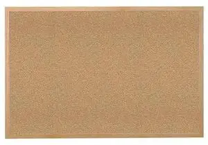 GHENT 1423-1 Cork Bulletin Board, Natural, Indoors