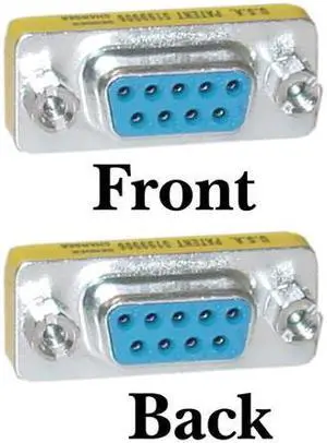 Cable Wholesale DB9 Female / DB9 Female Mini Gender Changer / Coupler