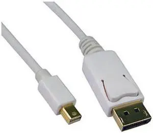 Mini DisplayPort 1.1 Video Cable, Mini DisplayPort Male to DisplayPort Male, 3 foot